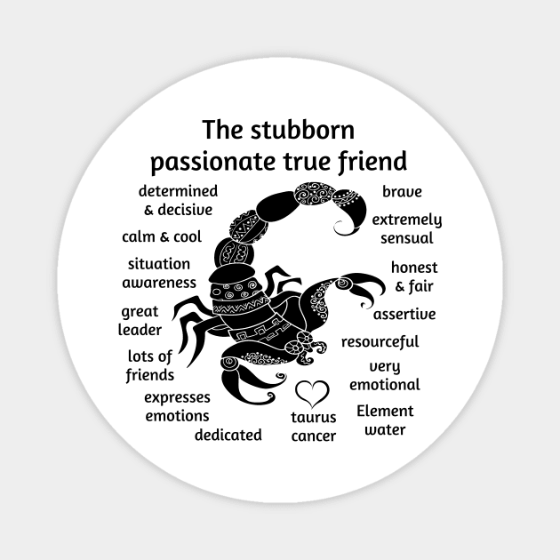 Scorpio - Star Sign Magnet by Jambo Designs